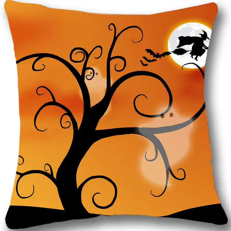 New Halloween Decoration Gifts Flying Witch Cushion Cover Halloween Throw Pilow Case Square Decorative Pillowcase 18" Two Sides
New Halloween Decoration Gifts Flying Witch Cushion Cover Halloween Throw Pilow Case Square Decorative Pillowcase 18" Two Sides