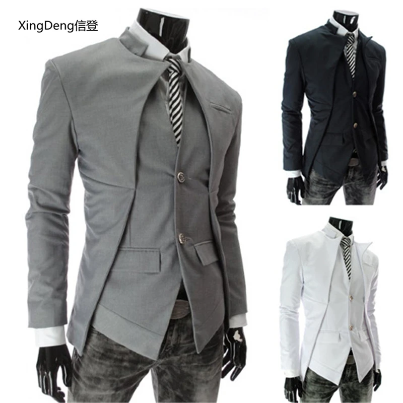 XingDeng men's Wholesale hot sale jacket Autumn and winter asymmetric button clothing special men's fashion top coat
XingDeng men's Wholesale hot sale jacket Autumn and winter asymmetric button clothing special men's fashion top coat