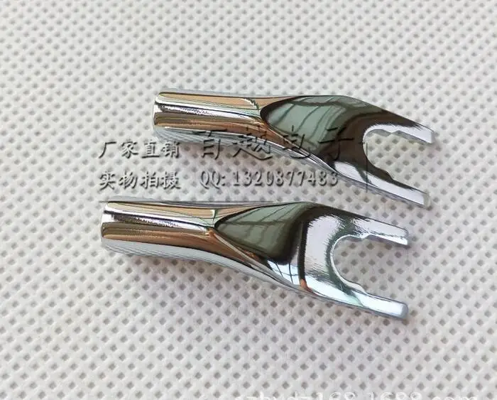 50pcs High Performance Audio Grade Y spade plug for the Rhodium plated