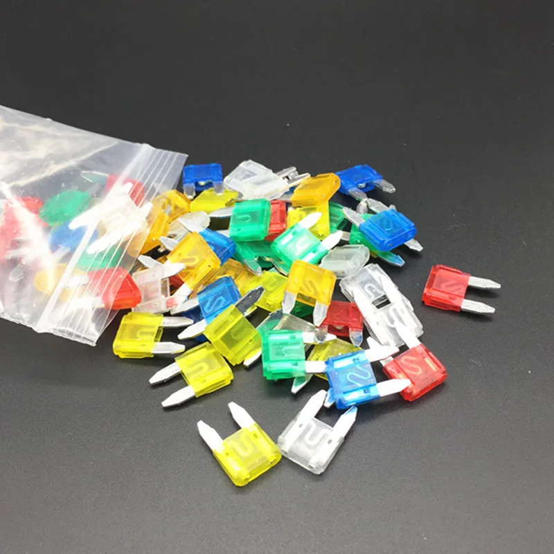 60pcs Assorted Mini Blade Fuses Kit Set 5A -30A Small Car Fuses Set Mixed Mini Standard Blade Fuse for Auto Truck
60pcs Assorted Mini Blade Fuses Kit Set 5A -30A Small Car Fuses Set Mixed Mini Standard Blade Fuse for Auto Truck