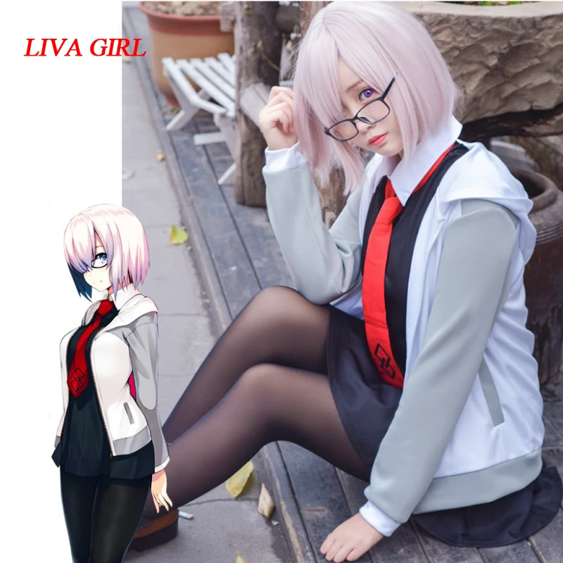 Fate/Grand Order Mash Kyrielight/matt Kyrielight Косплей Костюм Платье + пальто + Галстук Бесплатная доставка
Fate/Grand Order Mash Kyrielight/matt Kyrielight Косплей Костюм Платье + пальто + Галстук Бесплатная доставка