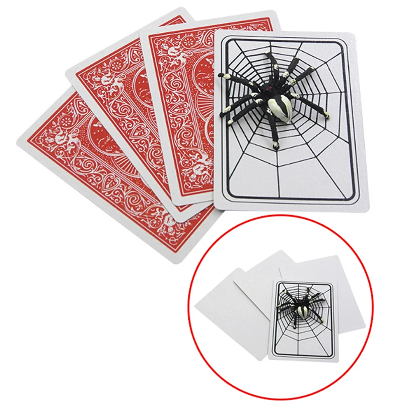 1 Set Magician Gimmick Magic Illusion Closed-up Magic toys New Spider and Net The Web Trick Cards Magic Props Magic Tricks Toys
1 Set Magician Gimmick Magic Illusion Closed-up Magic toys New Spider and Net The Web Trick Cards Magic Props Magic Tricks Toys