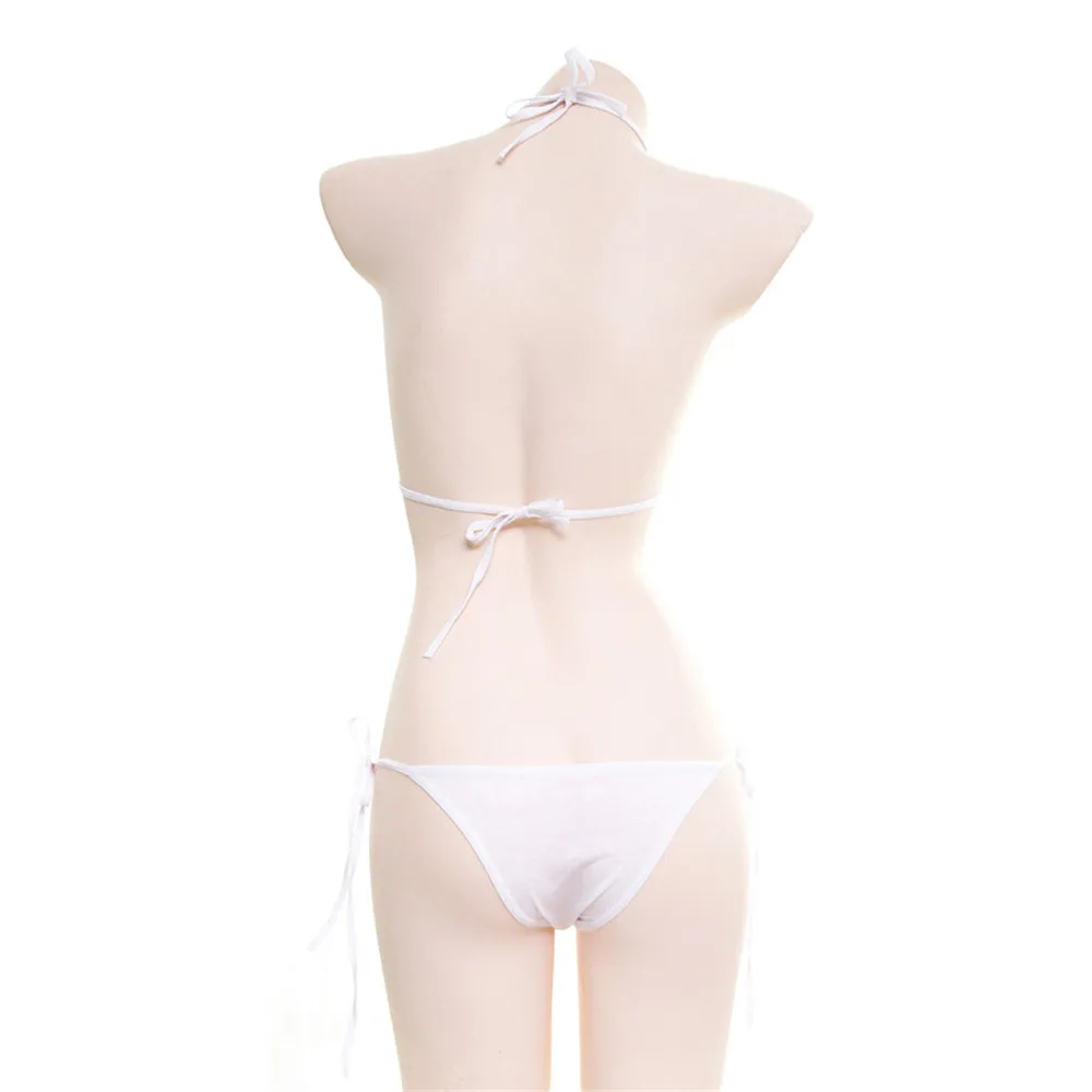 micro bikini Sexy Hanging neck Solid color Big triangle girl Sunbathing swimwear women swimsuit biquini bikinis monokini
micro bikini Sexy Hanging neck Solid color Big triangle girl Sunbathing swimwear women swimsuit biquini bikinis monokini