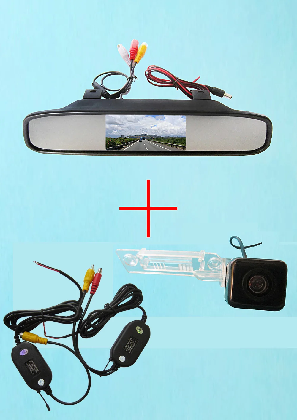 Автомобильная камера заднего вида Wirelelss для VW Golf Passat Touran Caddy Superb/T5 Transporter/Multivan с 4