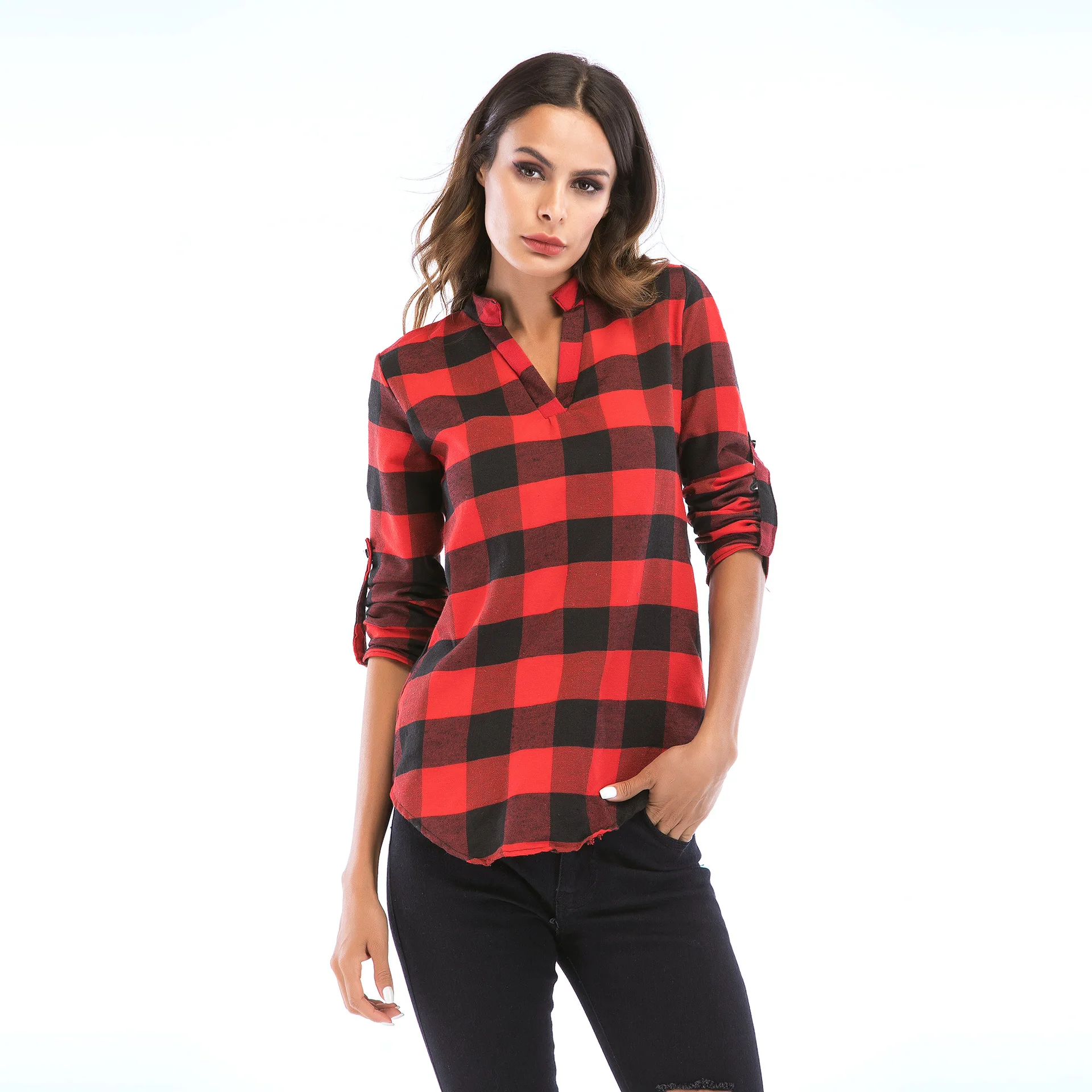 Paney Quin 2018 Three Colors V Collar Lattice Long Sleeve Women Shirts Hot Sale Office Lady Elegance Loose Type Plus Size Shirts
Paney Quin 2018 Three Colors V Collar Lattice Long Sleeve Women Shirts Hot Sale Office Lady Elegance Loose Type Plus Size Shirts