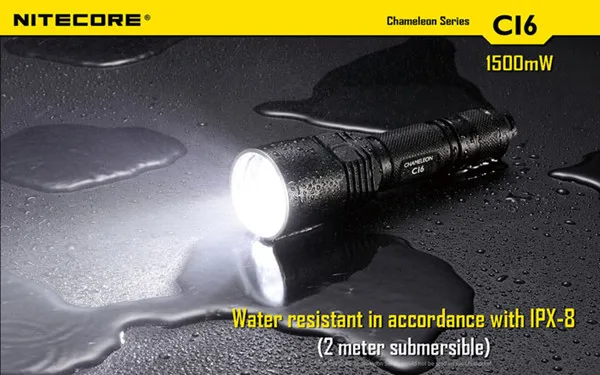 Nitecore Хамелеон светодиодный тактический фонарь инфра красный белый 440 люмен Ci6