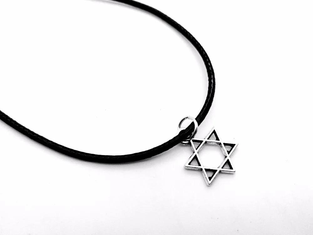 Simple Small Israel Five-pointed Star Necklace Tiny Cute Magen David Rock Star Rope Letter Necklaces for Women
Simple Small Israel Five-pointed Star Necklace Tiny Cute Magen David Rock Star Rope Letter Necklaces for Women