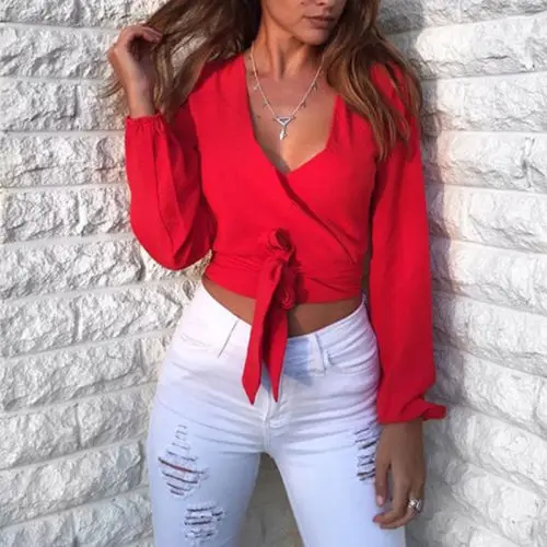 Sexy Womens Ladies Summer Backless Tops Long Sleeve Shirt Casual Blouse V Neck Pullover Hot New
Sexy Womens Ladies Summer Backless Tops Long Sleeve Shirt Casual Blouse V Neck Pullover Hot New