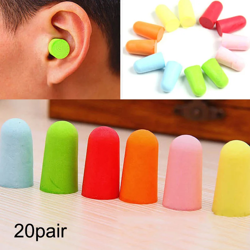 20 pairs Comfort earplugs noise reduction foam soft earplugs noise reduction earplugs protect sleep slow rebound isolation n &T8
20 pairs Comfort earplugs noise reduction foam soft earplugs noise reduction earplugs protect sleep slow rebound isolation n &T8