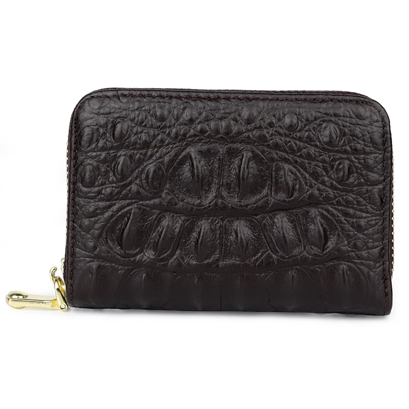Card Case 100% Genuine Leather Unisex Businessmen Card Holders Crocodile Pattern Large Capacity Organ Style Credit Card Wallets
Card Case 100% Genuine Leather Unisex Businessmen Card Holders Crocodile Pattern Large Capacity Organ Style Credit Card Wallets