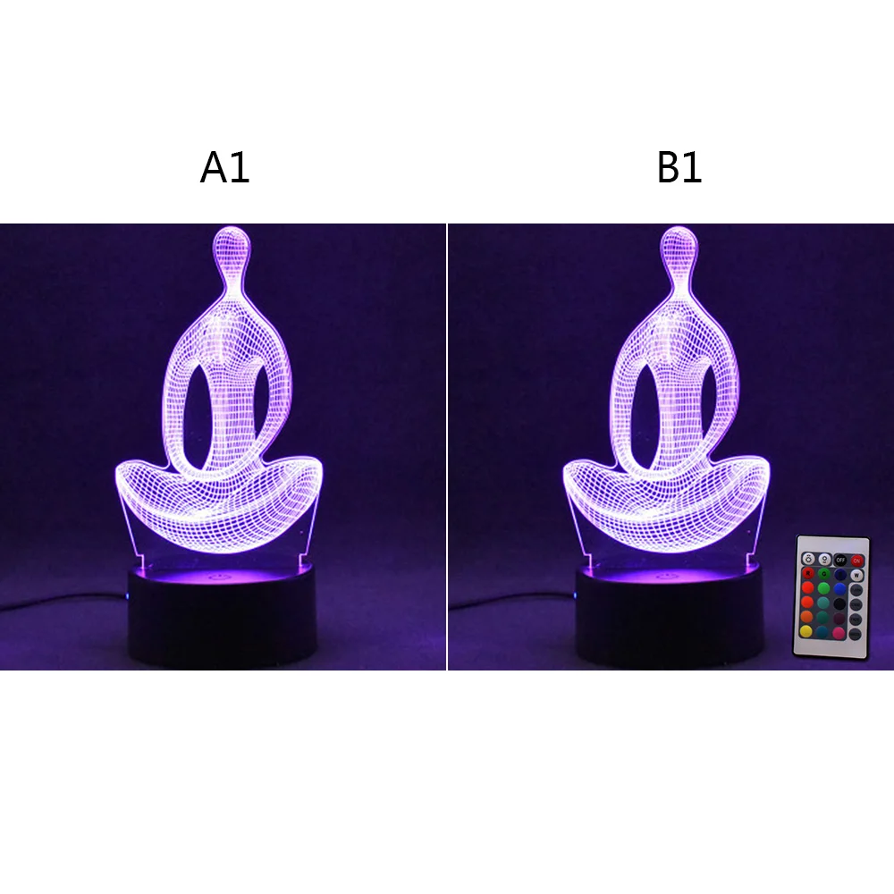 Acrylic 7 Colors Meditation Model 3D LED Light Of Bedroom Lamp Livingroom Nightlights Desk Table Decoration Creative Gift
Acrylic 7 Colors Meditation Model 3D LED Light Of Bedroom Lamp Livingroom Nightlights Desk Table Decoration Creative Gift