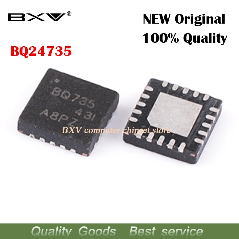 10 шт., BQ735, BQ24735, BQ24735RGRR, Органическая микросхема управления аккумулятором, новый оригинальный чип для ноутбука, бесплатная доставка
10 шт., BQ735, BQ24735, BQ24735RGRR, Органическая микросхема управления аккумулятором, новый оригинальный чип для ноутбука, бесплатная доставка