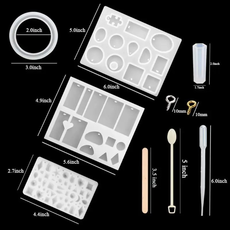 1 Set Crystal Epoxy Silicone Mold Tool Set Ornament Necklace Pendant DIY Accessories Jewelry Making Materials
1 Set Crystal Epoxy Silicone Mold Tool Set Ornament Necklace Pendant DIY Accessories Jewelry Making Materials