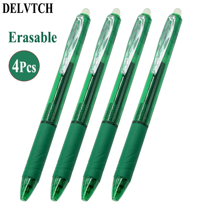 DELVTCH 0.7mm Erasable Pen Refill Red Blue Black Green Ink Handle Office School Retractable Button Slide Press Erasable Gel Pen
DELVTCH 0.7mm Erasable Pen Refill Red Blue Black Green Ink Handle Office School Retractable Button Slide Press Erasable Gel Pen