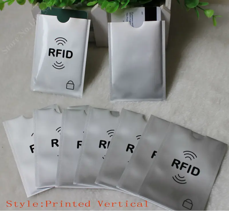 Free Shipping 20 PCS Anti Theft RFID Card Protector ID Slim Holder Prevent Identity skimming by NFC OEM welcome | Багаж и сумки