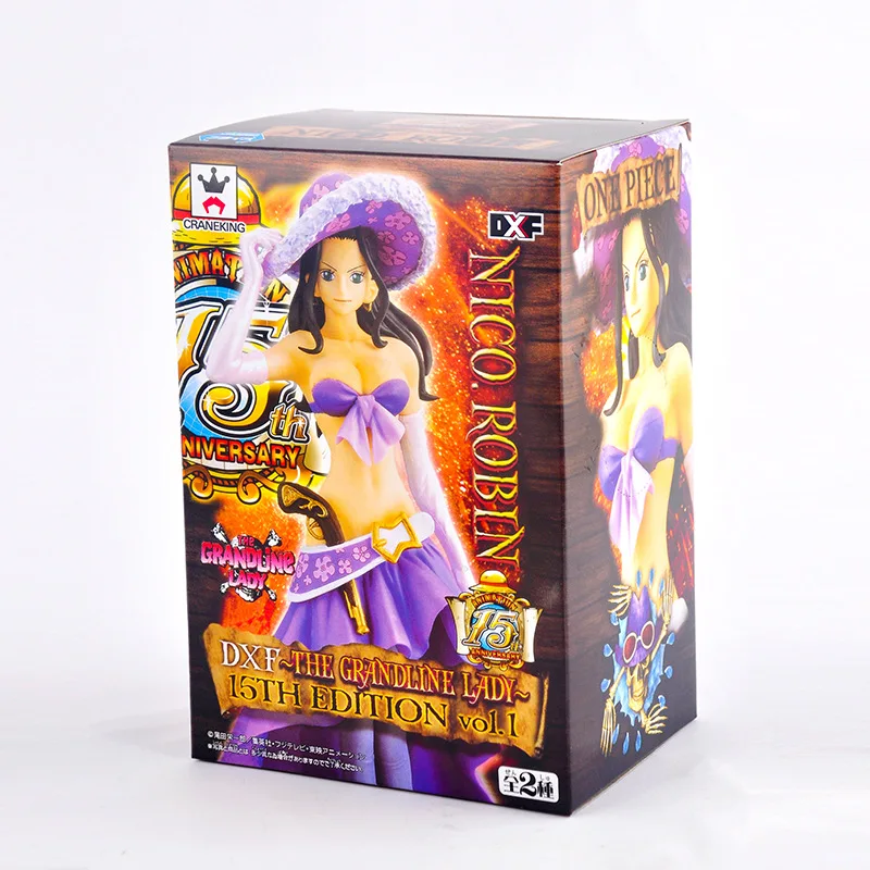 Anime One Piece Nico Robin Grandline Lady PVC Action Figure Model Toy 17CM Brinquedos Christmas Gift
Anime One Piece Nico Robin Grandline Lady PVC Action Figure Model Toy 17CM Brinquedos Christmas Gift