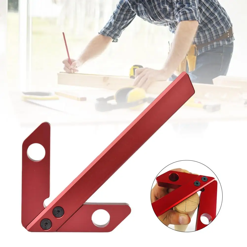 Woodworking Center Finder Scriber Square 45 Degree 90 Degree Right Angle Line Gauge Measuring Tool Construction Tools
Woodworking Center Finder Scriber Square 45 Degree 90 Degree Right Angle Line Gauge Measuring Tool Construction Tools