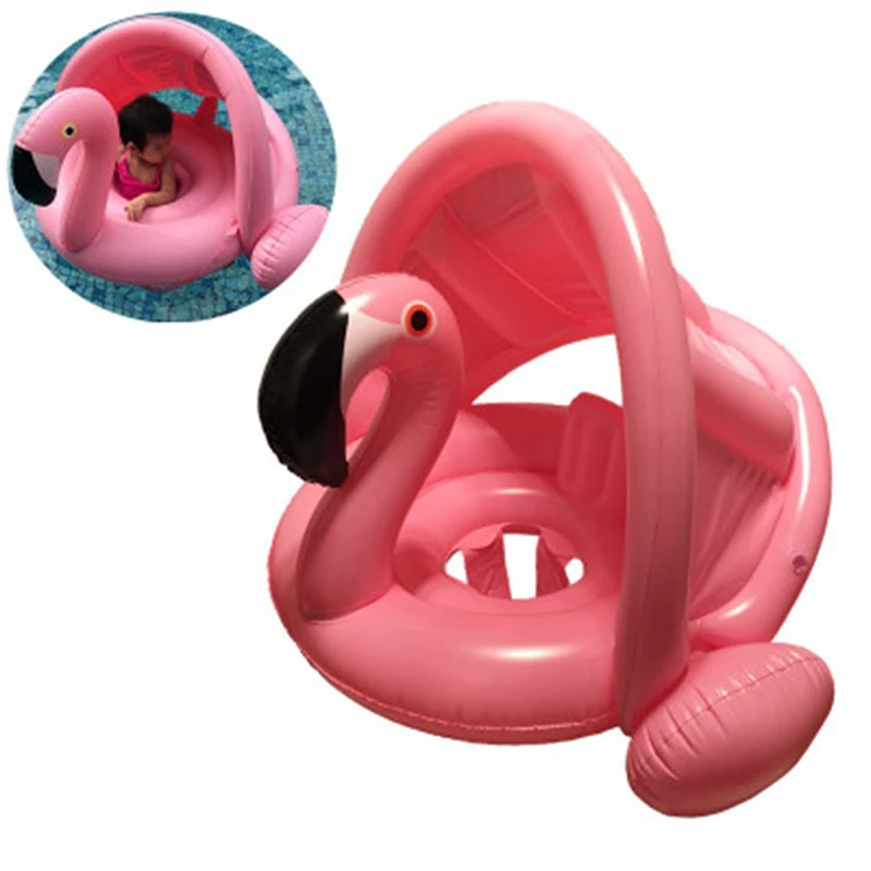 Baby Shade Swim Float Circle Ring Safe Inflatable Flamingo Baby Arm Rings Kids Swimming Seat With Sunshade Swimming Pool Floats
Baby Shade Swim Float Circle Ring Safe Inflatable Flamingo Baby Arm Rings Kids Swimming Seat With Sunshade Swimming Pool Floats