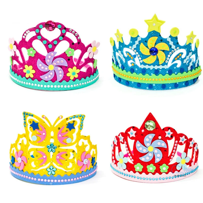 New EVA Foam Paper sequins Crown Creative Flowers Stars Patterns Kindergarten Art Children DIY Craft Toys Party Decorations Gift
New EVA Foam Paper sequins Crown Creative Flowers Stars Patterns Kindergarten Art Children DIY Craft Toys Party Decorations Gift