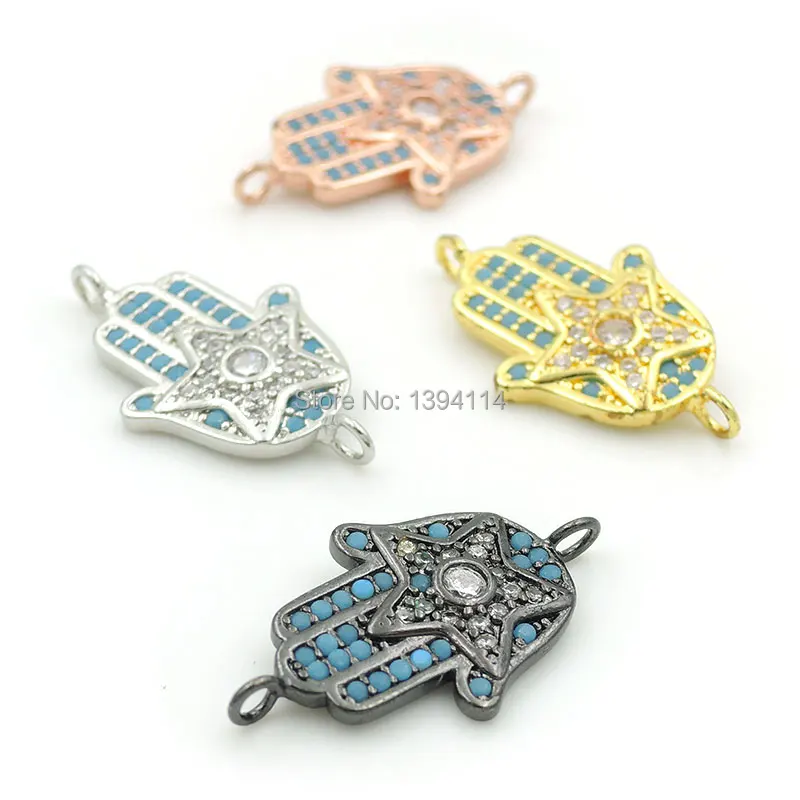 21*12*2mm Micro Pave Kallaite&Clear CZ Palm Of Star Relief Connector Fit For Making DIY Bracelets Jewelry
21*12*2mm Micro Pave Kallaite&Clear CZ Palm Of Star Relief Connector Fit For Making DIY Bracelets Jewelry