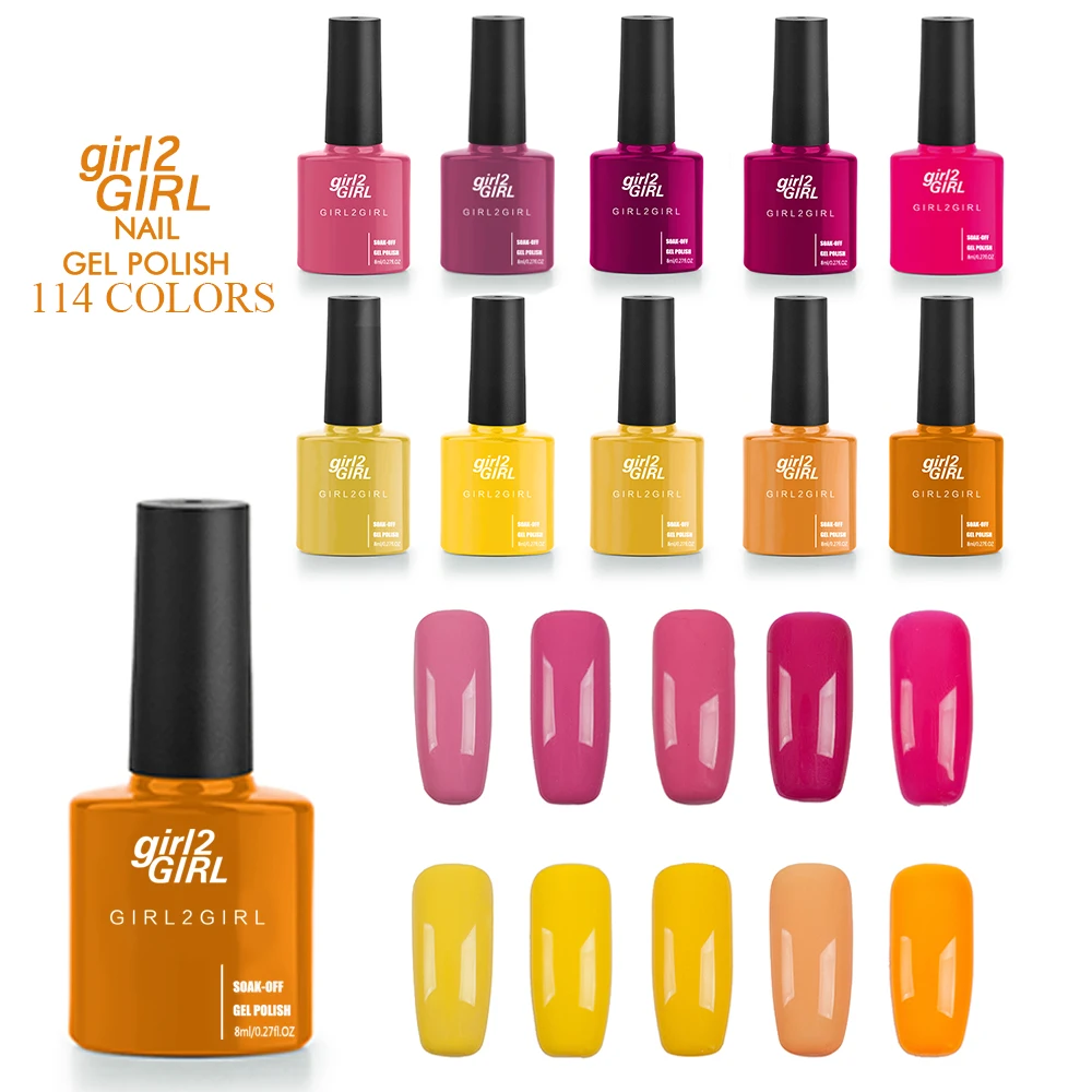 Фабрика girl2GIRL 114 красивые цвета 8 мл Новый стиль Высокое качество долговечный