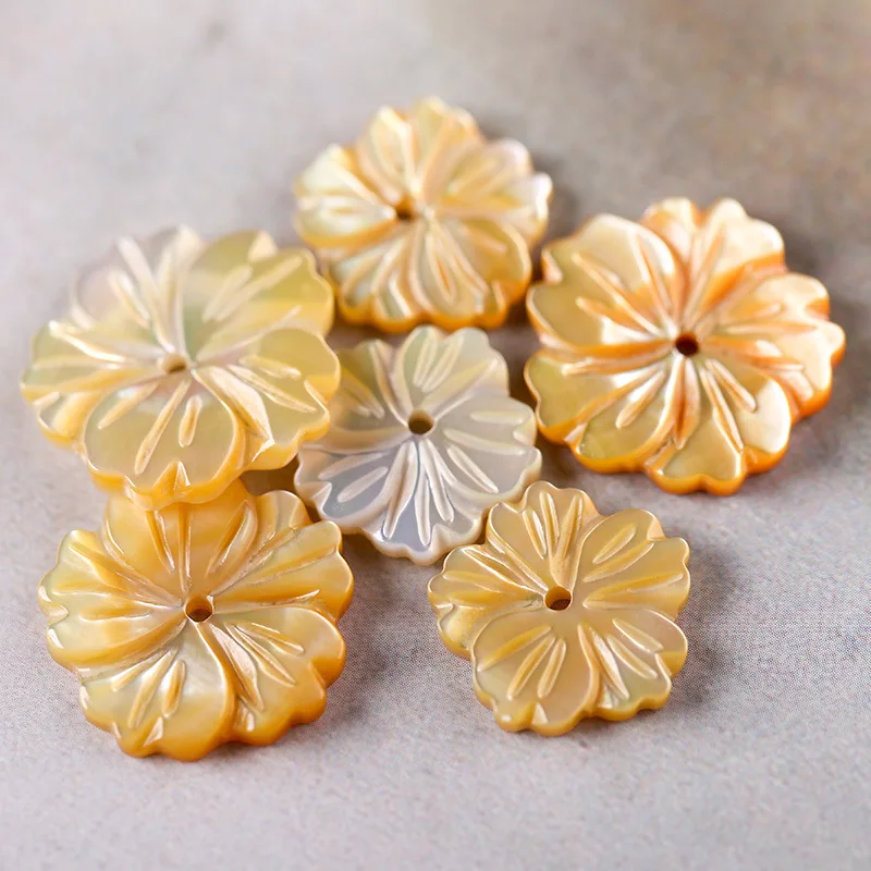 2pcs/lot Yellow Natural Carven Pearl Shell Flower Seashell Beads For Women Diy Earrings Jewelry Accessories Making Bauhinia
2pcs/lot Yellow Natural Carven Pearl Shell Flower Seashell Beads For Women Diy Earrings Jewelry Accessories Making Bauhinia