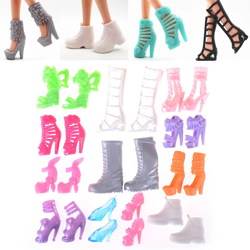 DIY 12 Pair/Set for Dolls Toys Fashion Shoes Doll Accessories Different Shoes For Doll Toy Gift Princess hotsale
DIY 12 Pair/Set for Dolls Toys Fashion Shoes Doll Accessories Different Shoes For Doll Toy Gift Princess hotsale