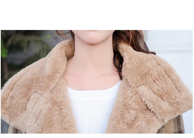 2021 Winter Khaki Plaid Jacket Ladies Lamb Wool Warm Jacket Female Long Sleeve Thickening Lamb Wool Wool Motorcycle Jacket Coat
2021 Winter Khaki Plaid Jacket Ladies Lamb Wool Warm Jacket Female Long Sleeve Thickening Lamb Wool Wool Motorcycle Jacket Coat