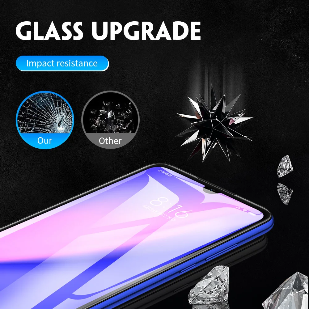 Закаленное стекло Redmi 7 для Xiaomi Note 5 6 Pro 8 9 SE Защитная пленка экрана высокого