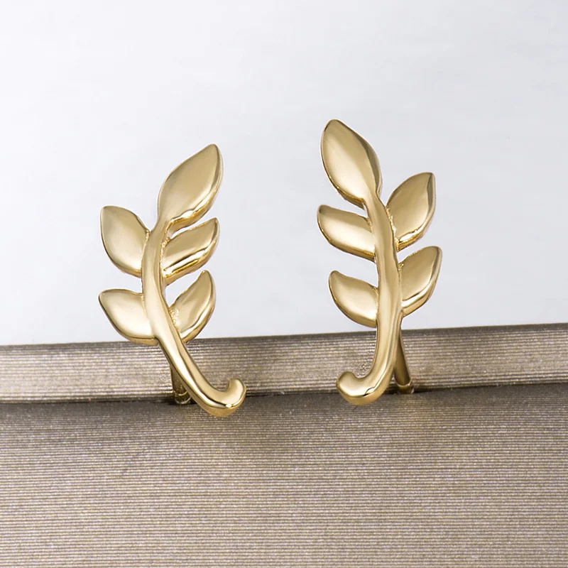 Small Olive Leaf Earrings for Women 925 Sterling Silver Leaves Shape Stud Earrings Retro Sparkling Studs Fashion Jewelry Gift
Small Olive Leaf Earrings for Women 925 Sterling Silver Leaves Shape Stud Earrings Retro Sparkling Studs Fashion Jewelry Gift