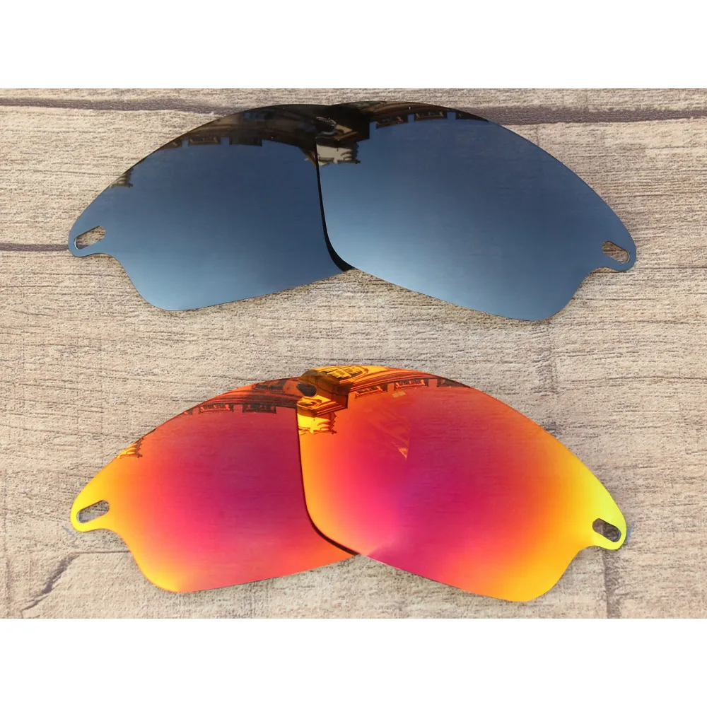 Vonxyz 2 Pairs Stealth Black & Ruby Mirror Polarized Replacement Lenses for-Oakley Fast Jacket Frame
Vonxyz 2 Pairs Stealth Black & Ruby Mirror Polarized Replacement Lenses for-Oakley Fast Jacket Frame