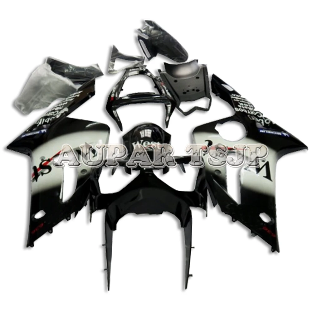 West White Black Bike Body Kits For Kawasaki ZX6R 2003 2004 ZX636 03 04 ABS Injection Plastic Fairings Full Bodywork Kit New
West White Black Bike Body Kits For Kawasaki ZX6R 2003 2004 ZX636 03 04 ABS Injection Plastic Fairings Full Bodywork Kit New
