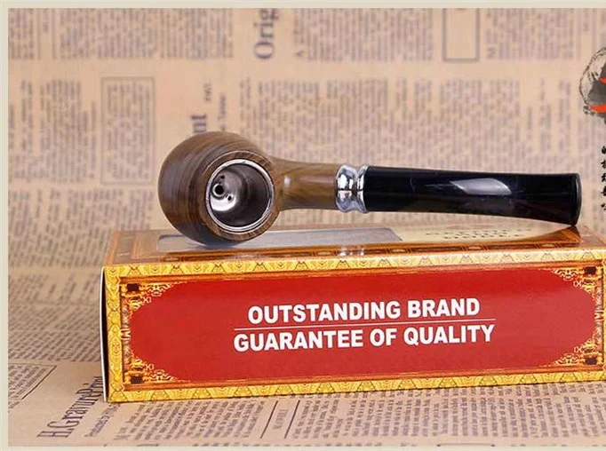 Detachable bent smoking pipe with filter metal ring resin portable Smooth tobacco pipes Durable cigarette holder rod hammer pipe
Detachable bent smoking pipe with filter metal ring resin portable Smooth tobacco pipes Durable cigarette holder rod hammer pipe