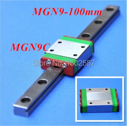 3pcs MGN9 9mm Linear Rail Slide MGN9 L- 100mm long Rail + 3pcs MGN9C Carriage /Guide Block CNC Parts XYZ Axis
3pcs MGN9 9mm Linear Rail Slide MGN9 L- 100mm long Rail + 3pcs MGN9C Carriage /Guide Block CNC Parts XYZ Axis