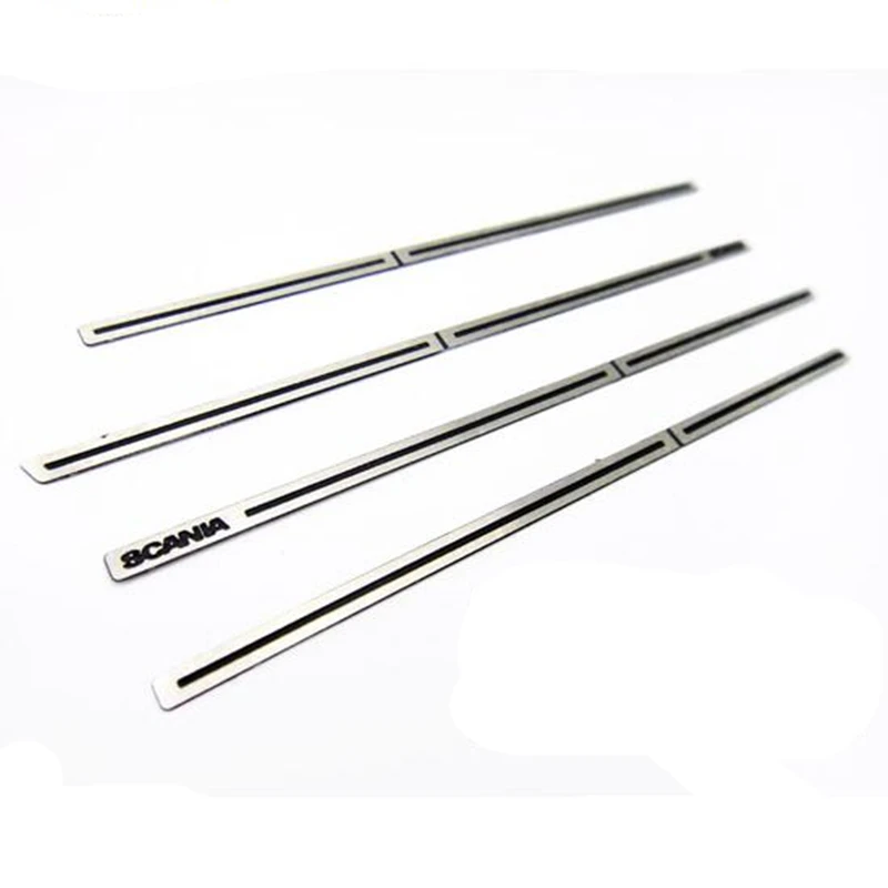 1/14 rc scania truck side skirt plate decorative parts metal logo strip sets for tamiya 1:14 scale R470 R620 56323 rc trailer
1/14 rc scania truck side skirt plate decorative parts metal logo strip sets for tamiya 1:14 scale R470 R620 56323 rc trailer