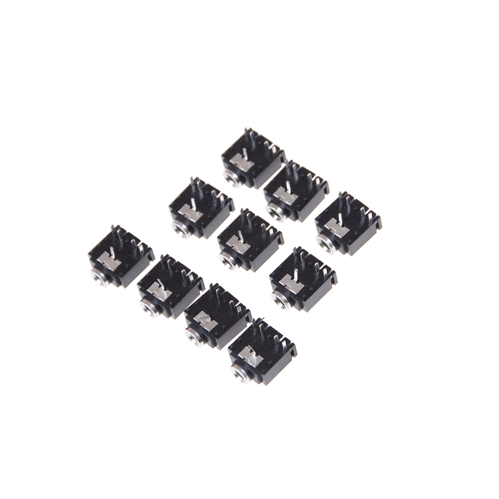 10pcs/lot PCB Mount Stereo Jack 5 Pin 3.5mm Audio Jack Socket PCB Panel Mount for Headphone
10pcs/lot PCB Mount Stereo Jack 5 Pin 3.5mm Audio Jack Socket PCB Panel Mount for Headphone