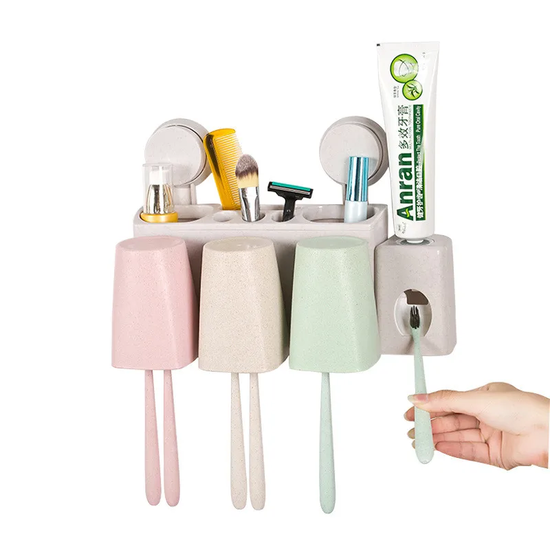 Automatic Toothpaste Dispenser Toothbrush Holder Set Suck Wall Mount Storage Rack Bathroom Toothbrush Holder Racks Rinse Cup
Automatic Toothpaste Dispenser Toothbrush Holder Set Suck Wall Mount Storage Rack Bathroom Toothbrush Holder Racks Rinse Cup