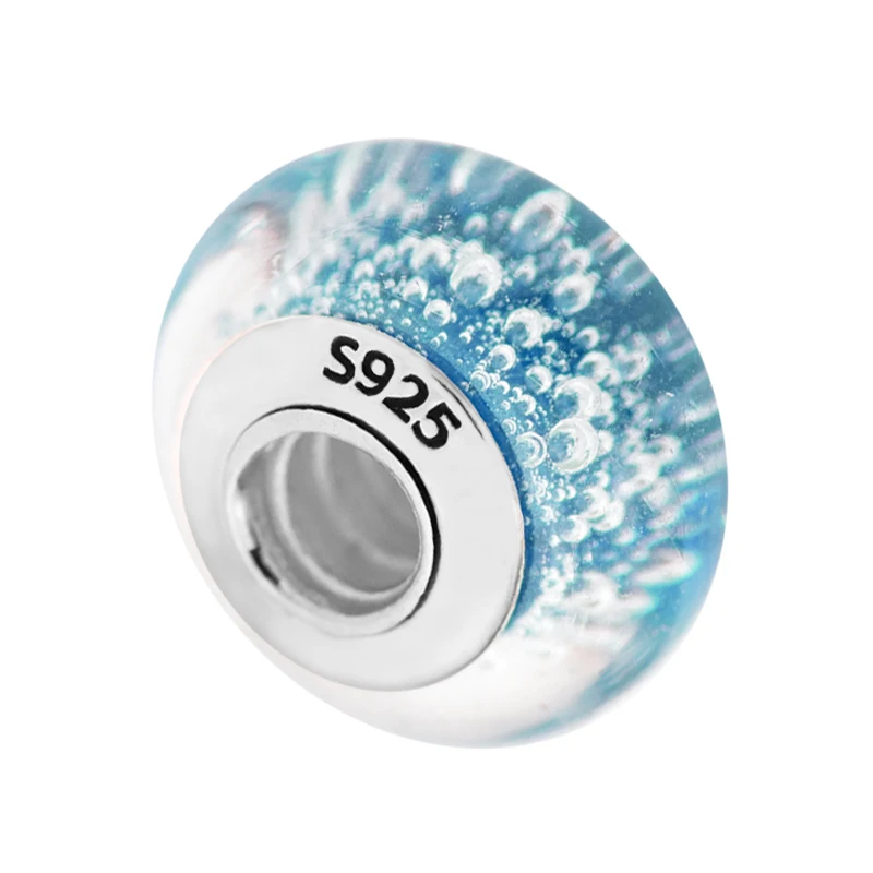 Fits for Pandora Bracelets Blue Water Bubble Murano Glass Beads 100% 925 Sterling Silver Charms Fine Jewelry Free Shipping
Fits for Pandora Bracelets Blue Water Bubble Murano Glass Beads 100% 925 Sterling Silver Charms Fine Jewelry Free Shipping