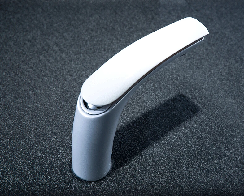 New arrival high quality white and chrome single lever brief bathroom sink faucet basin faucet,sink mixer
New arrival high quality white and chrome single lever brief bathroom sink faucet basin faucet,sink mixer