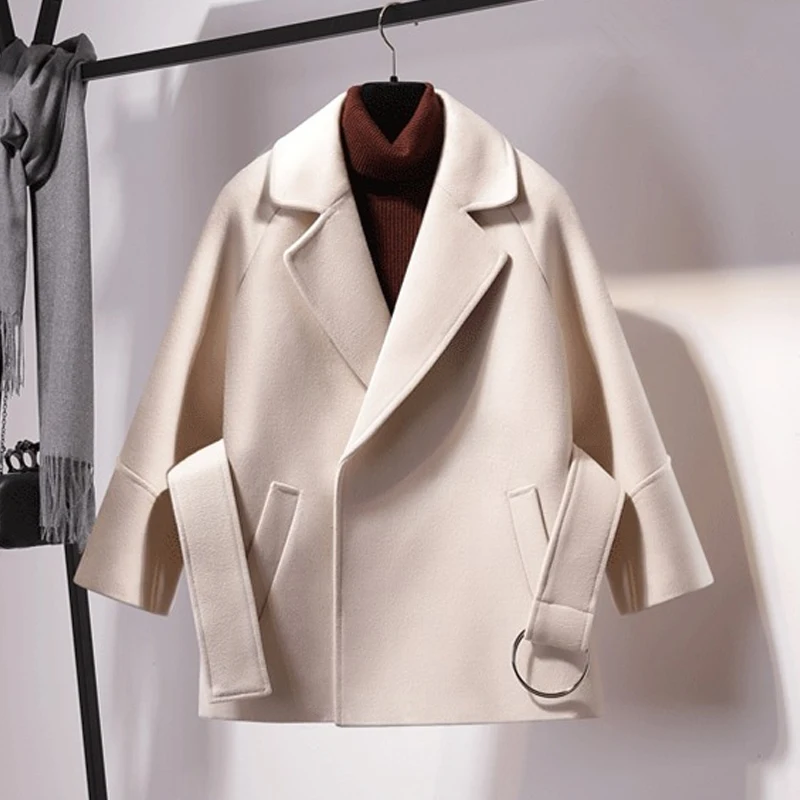 2019 New Autumn Winter Short Wool Coat Women Coat Korean Style Woolen Coat Fashion Adjustable Waist Elegant Wool Blend Jacket
2019 New Autumn Winter Short Wool Coat Women Coat Korean Style Woolen Coat Fashion Adjustable Waist Elegant Wool Blend Jacket