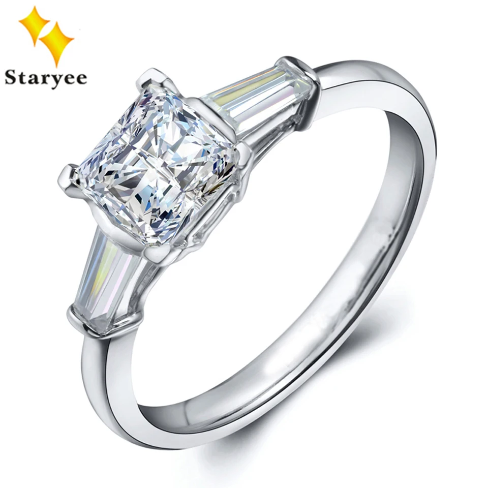 Moissanite ring 1 carat 5.5mm princess cut VS F Moissan diamond ladies real white gold fashion high jewelry girlfriend gift
Moissanite ring 1 carat 5.5mm princess cut VS F Moissan diamond ladies real white gold fashion high jewelry girlfriend gift
