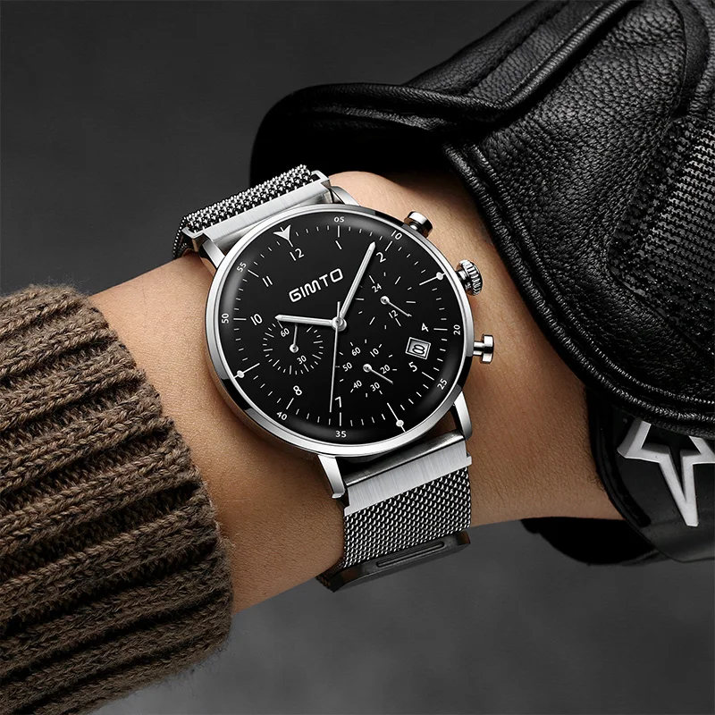 reloj hombre GIMTO Top Brand Luxury Men Watches Ultra Thin Date WristWatch Steel Waterproof Sport Watch Casual Quartz Clock
reloj hombre GIMTO Top Brand Luxury Men Watches Ultra Thin Date WristWatch Steel Waterproof Sport Watch Casual Quartz Clock