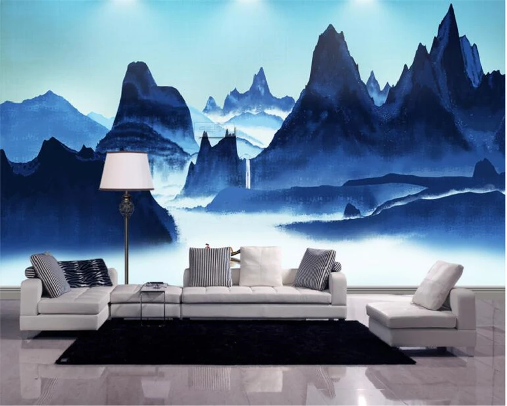 beibehang New Chinese Style Fashion Wallpaper Ink Landscape Style Wall Decorative Painting papel de parede 3d wallpaper tapety
beibehang New Chinese Style Fashion Wallpaper Ink Landscape Style Wall Decorative Painting papel de parede 3d wallpaper tapety