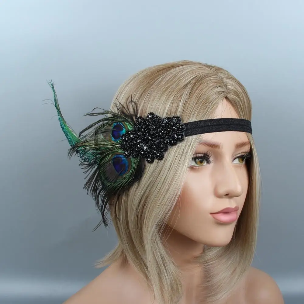 Handmade Bridal Women Hairband Peacock Feather Headdress Accessories Stage Show Headband Wedding Hair Jewelry
Handmade Bridal Women Hairband Peacock Feather Headdress Accessories Stage Show Headband Wedding Hair Jewelry