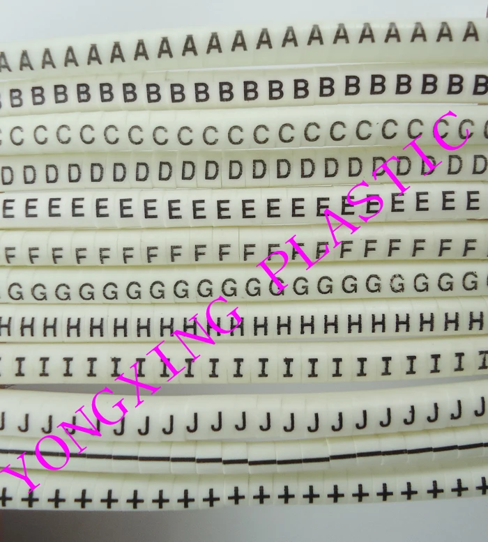 freeshipping 600pcs/set EC-0 1 2 3 1.5 2.5 4.0 6.0mm2 12 different Letter ABCDEFGHIJ+- cable marker white color set
freeshipping 600pcs/set EC-0 1 2 3 1.5 2.5 4.0 6.0mm2 12 different Letter ABCDEFGHIJ+- cable marker white color set