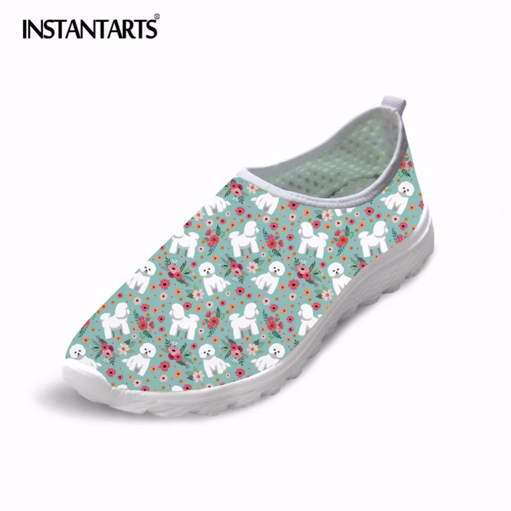 INSTANTARTS 2021 Fashion Women Flat Shoes Bichon Frise Flower Printed Summer Air Mesh Sneaker Shoes Lady Breathable Slip-on Shoe
INSTANTARTS 2021 Fashion Women Flat Shoes Bichon Frise Flower Printed Summer Air Mesh Sneaker Shoes Lady Breathable Slip-on Shoe