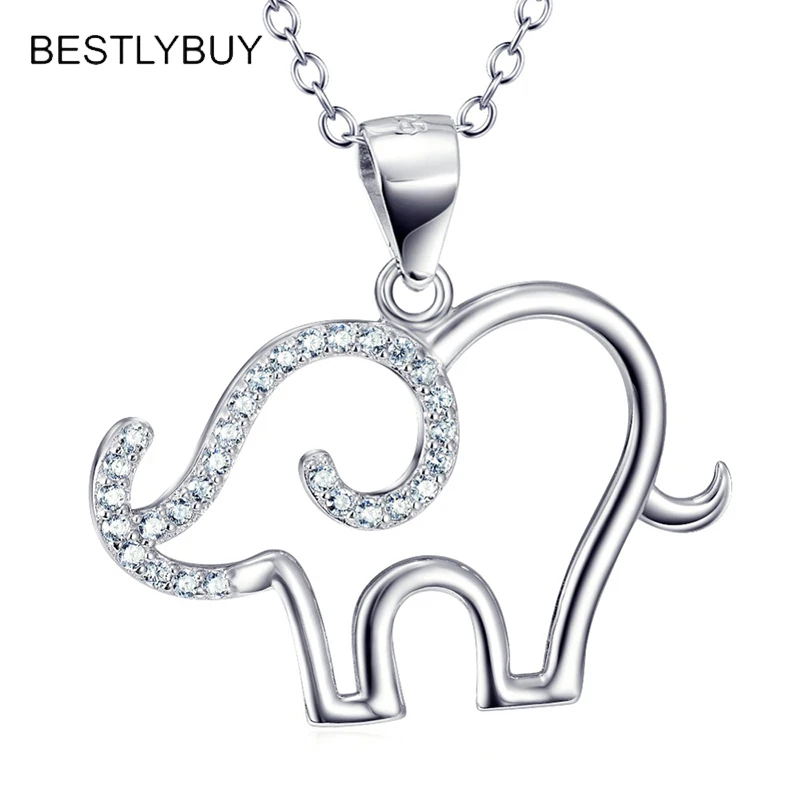 BESTLYBUY 925 Sterling Silver Lovely Cute Elephant Necklaces & Pendants For Women Girls Fine Jewelry Gift
BESTLYBUY 925 Sterling Silver Lovely Cute Elephant Necklaces & Pendants For Women Girls Fine Jewelry Gift