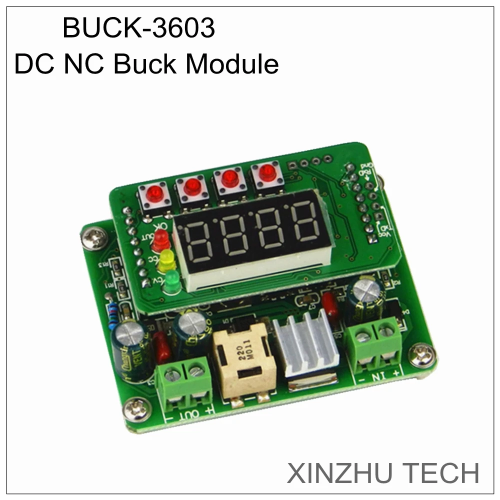 JUNTEK BUCK3603 CNC DC Power Supply Adjustable Step-Down Power Supply Module Voltage Ammeter 36V 3A Charger Voltage Regulator
JUNTEK BUCK3603 CNC DC Power Supply Adjustable Step-Down Power Supply Module Voltage Ammeter 36V 3A Charger Voltage Regulator