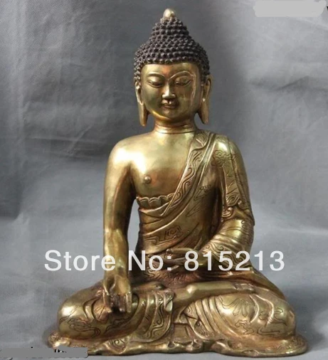 bi00711 China Buddhism Bronze Copper Gild Eight treasures Rulai Tathagata Buddha Statue
bi00711 China Buddhism Bronze Copper Gild Eight treasures Rulai Tathagata Buddha Statue