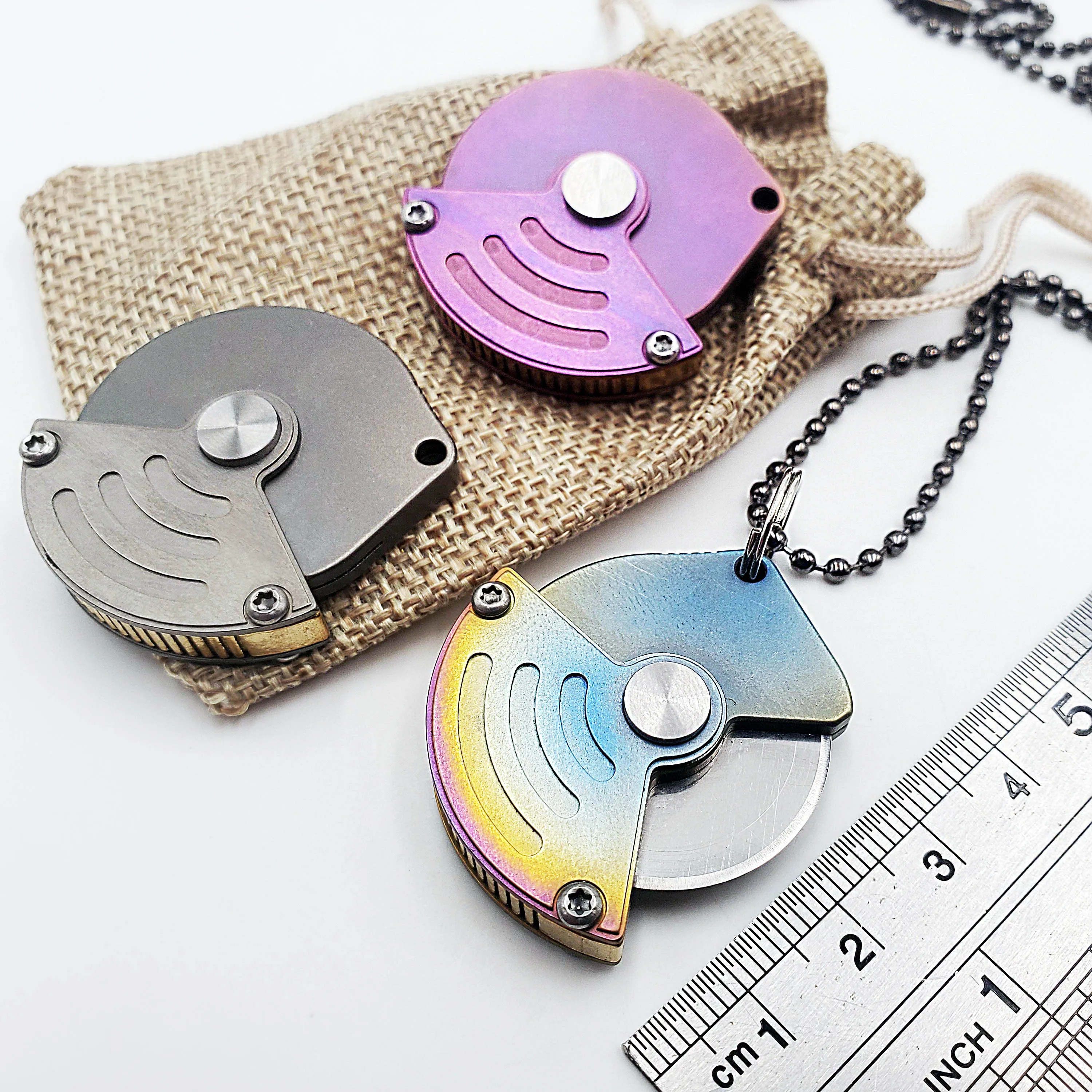 JSSQ Coin Pocket Knife Outdoor Survival Mini D2 Blade Titanium Keychain Pendant EDC Folding Knifes Multi Camping Diving Knives
JSSQ Coin Pocket Knife Outdoor Survival Mini D2 Blade Titanium Keychain Pendant EDC Folding Knifes Multi Camping Diving Knives